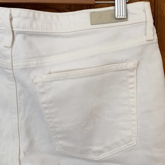 AG Adriano Goldschmeid BROOKE Bermuda shorts in white size 27 - Picture 7 of 14